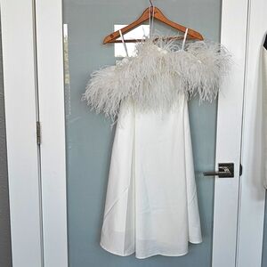 NWT Alamour Eleora Dress White S